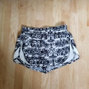 Black and White Athletic Shorts